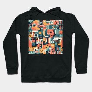 Bright abstract consciousness - Abstract Mindset Seamless Pattern Hoodie